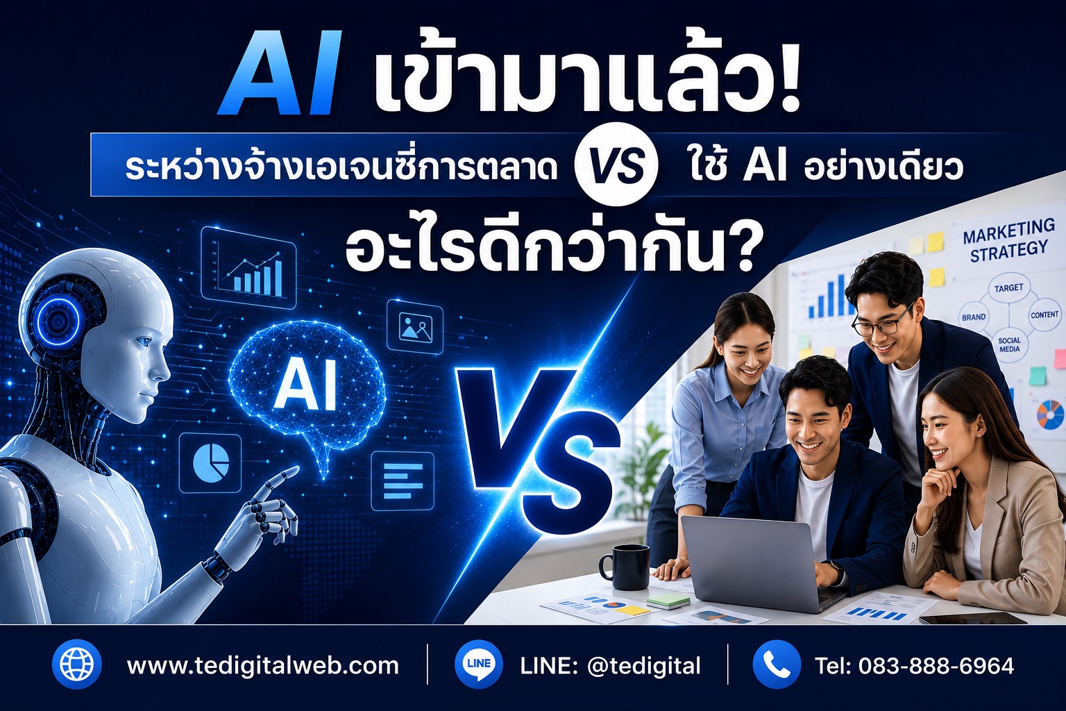 บริการรับทำการตลาดออนไลน์ Digital Marketing Agency ครบวงจร!